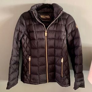 MK Hooded Puffer Jacket